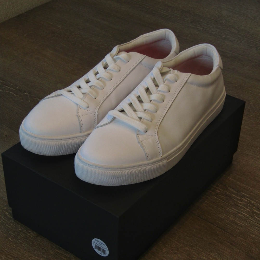 Bolvaint Paris Hommage Urban - US 10 - White Leather Low Top Shoes
